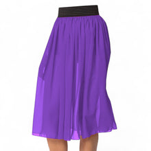 Girls' Sheer Chiffon Beach Skirt | Lightweight Swimsuit Cover-Up C15