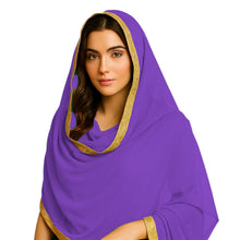 Sheer Chiffon Belly Dance Veil | Flowing Dance Dupatta Prop & Costume Accent C21