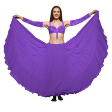25 Yard 4-Tier Chiffon Belly Dance Skirt | Extreme Volume Sheer Dancewear C7