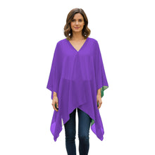 Chiffon Long Bolero Jacket Shrug | Sheer Cover-Up S-5XL | 30 Colors C50