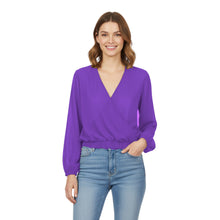 Chiffon V Neck Cover Top | Sheer Flowy Blouse S-5XL | 30 Colors C53