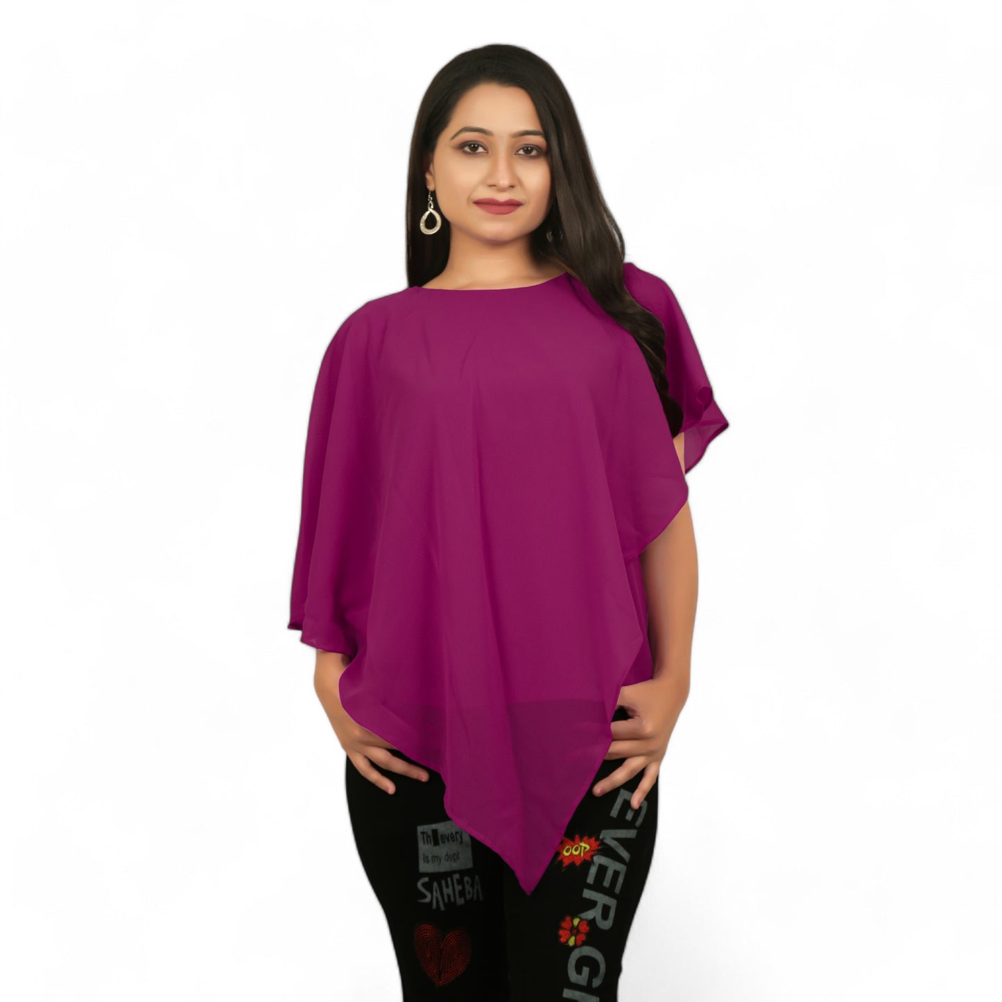 Chiffon  Party wear Top C59- Regular Size 2