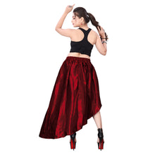 Satin High Low Asymmetrical Skirt  Ballet Dance Skirt S73-Regular Size 2