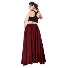 Satin Belly Dance Full Circle Skirt S8-Regular Size 2