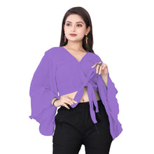 Elegant Chiffon Ruffle Crop Top | Belly Dance Practice & Performance Wear C10