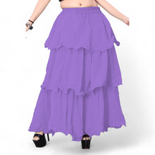 Chiffon 3 Layer Belly Dance Skirt C3- Regular Size 2