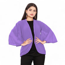 Women Chiffon Shrug / Jacket C51- Regular Size 2