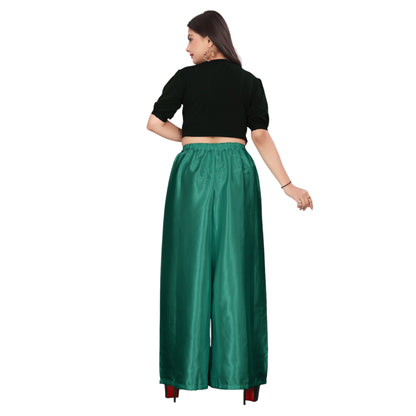 Belly Dance Satin Wide leg Palazzo  Pants S25-Regular Size 2