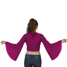 Elegant Chiffon Ruffle Crop Top | Belly Dance Practice & Performance Wear C10