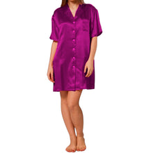 Satin Long Night wear Loser Shirt S111  - Regular Size 2