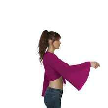 Elegant Chiffon Ruffle Crop Top | Belly Dance Practice & Performance Wear C10