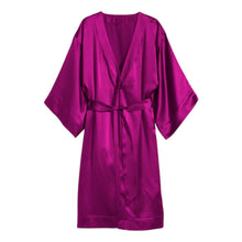 Satin Night Wear  Bathrobe S79 - Regular Size 2