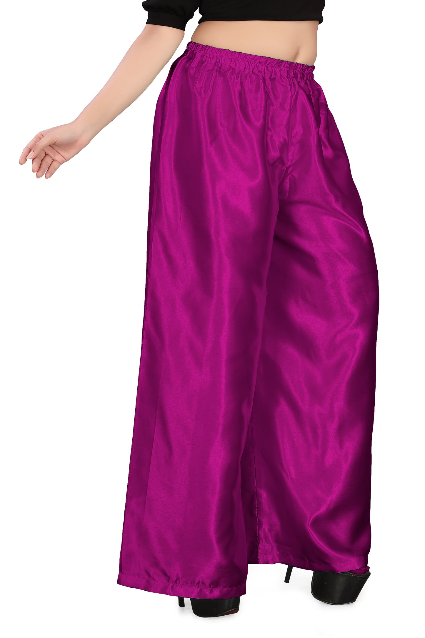 Belly Dance Satin Wide leg Palazzo  Pants S25-Regular Size 2