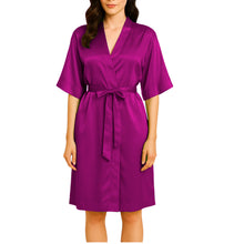 Satin Night Wear Bathrobe | Luxurious Kimono Robe S-3XL | 41 Colors S79