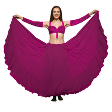 25 Yard 4-Tier Chiffon Belly Dance Skirt | Extreme Volume Sheer Dancewear C7