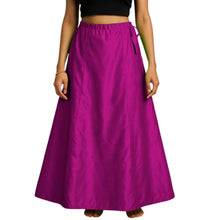 Satin Silk Saree Underskirt | Petticoat for Women S-3XL | 41 Colors S56