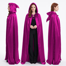Satin Halloween Hooded Robe Cape – Costume, Cosplay & Party Wear S151