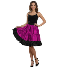 Satin 3-Layer Short Skirt | Tiered Ruffle Party Mini S-3XL S68