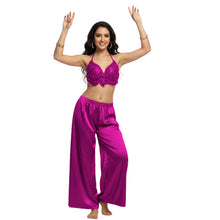 Satin Palazzo Pants | Belly Dance Wide Leg Flow S-3XL | 41 Colors S19
