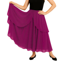 Chiffon 2 Layer Belly Dance Skirt | Flowy Fancy Costume S-5XL C75