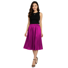 Satin Belly Dance Midi Skirt | Casual wear Skirt S-3XL | 41 Colors S35