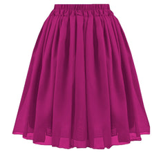 Flowy Chiffon Mini Skirt - High-Waist Pleated Party & Cocktail Wear C27