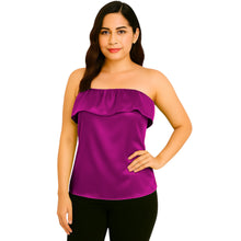 Satin Sleeveless Fancy Top | Party & Evening Wear S-3XL | 41 Colors S88