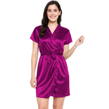 Satin Night Wear Bathrobe | Luxurious Kimono Robe S-3XL | 41 Colors S108