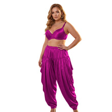 Satin Salwar Pants for Women – Wide Leg Harem Pants, S-5XL, 41 Colors S149