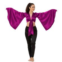 Satin Belly Dance Top | Self-Tie Choli Haut S-3XL | 41 Colors S37
