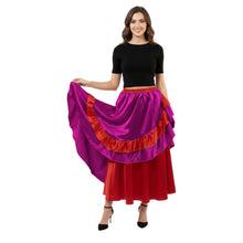 Satin Half Circle Belly Dance Skirt | Elegant Flow S-3XL | 41 Colors S71