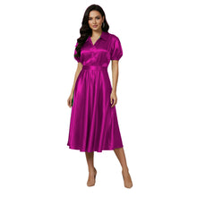 Satin Long Party Dress | Flowy Formal Gown S-3XL | 41 Colors S117