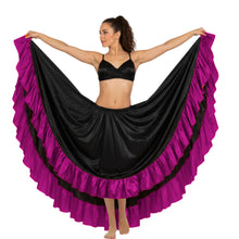 Satin 12 Yard Skirt w/ Frill | Full Volume Dance S-3XL | 41 Colors S22