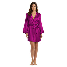 Satin Night Wear Bathrobe | Luxurious Kimono Robe S-3XL | 41 Colors S104