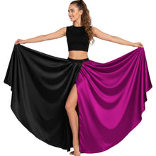 Reversible Full Circle Dance Skirt | Front Cut Flow S-3XL | 41 Colors S59