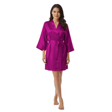Satin Night Wear Bathrobe | Luxurious Kimono Robe S-3XL | 41 Colors S26