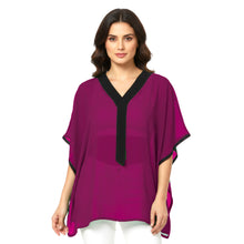 Chiffon Tulip Caftan Top | Flowy Casual Tunic S-5XL | 30 Colors C64