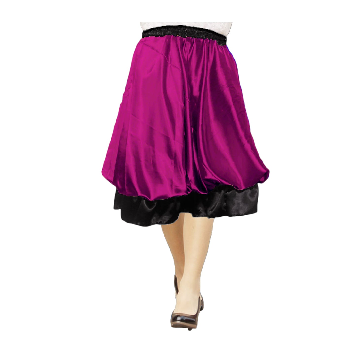 Satin Balloon Skirt S38 - Regular Size 2