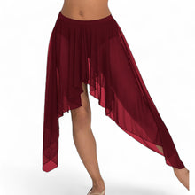 Belly Dance Side Assym sheer Skirt C44 - Regular Size 1