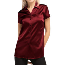 Satin Short Sleeve Shirt S118 - Regular Size 2