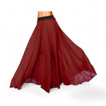 Chiffon Half Circle Belly Dance Skirt | Sleek A-Line Flow Practice Wear C13