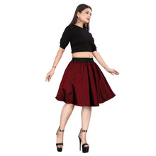 Satin Short Party wear Skirt S14-Regular Size 2