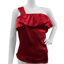 OFF Shoulder Partywear Satin Top S88 - Regular Size 2