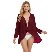 Chiffon Swimwear Cover Up Jacket | Sheer Beach Shrug S-5XL C77
