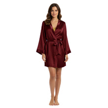 Satin Night Wear Bathrobe | Luxurious Kimono Robe S-3XL | 41 Colors S104