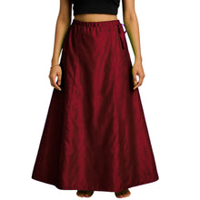 Satin Silk Saree Underskirt | Petticoat for Women S-3XL | 41 Colors S56