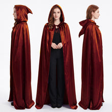 Satin Halloween Hooded Robe Cape – Costume, Cosplay & Party Wear S151