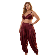 Satin Salwar Pants for Women – Wide Leg Harem Pants, S-5XL, 41 Colors S149