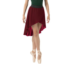 Chiffon High-Low Ballet Skirt | Asymmetrical Dance Wrap Skirt for Women | 30 Colors, S-5XL C41