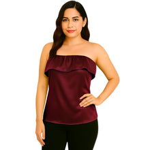 Satin Sleeveless Fancy Top | Party & Evening Wear S-3XL | 41 Colors S88